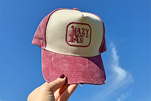 Stone Washed Maroon Cap